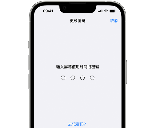 北川iPhone屏幕维修分享iPhone屏幕使用时间密码忘记了怎么办 