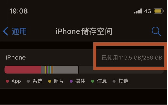 北川苹果13维修分享iPhone13如何查看剩余内存 