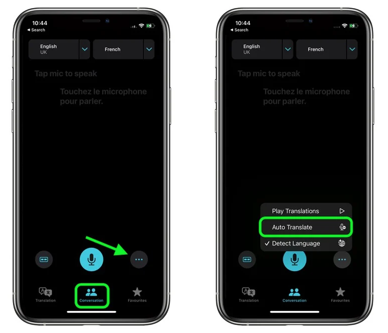 北川苹果手机维修分享iOS 15 “翻译” App 新改进 