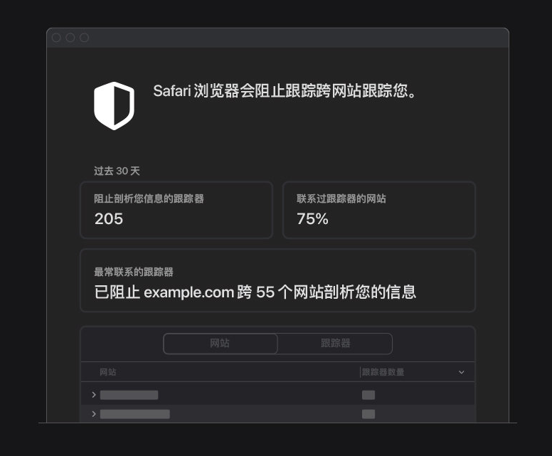 北川苹果手机维修分享如何在 Safari 浏览器中查看和打开隐私报告 